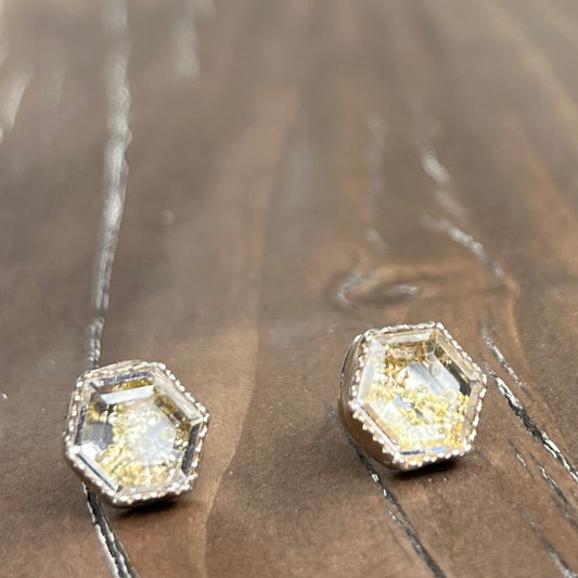 Buried Treasure Yellow Sapphire Studs