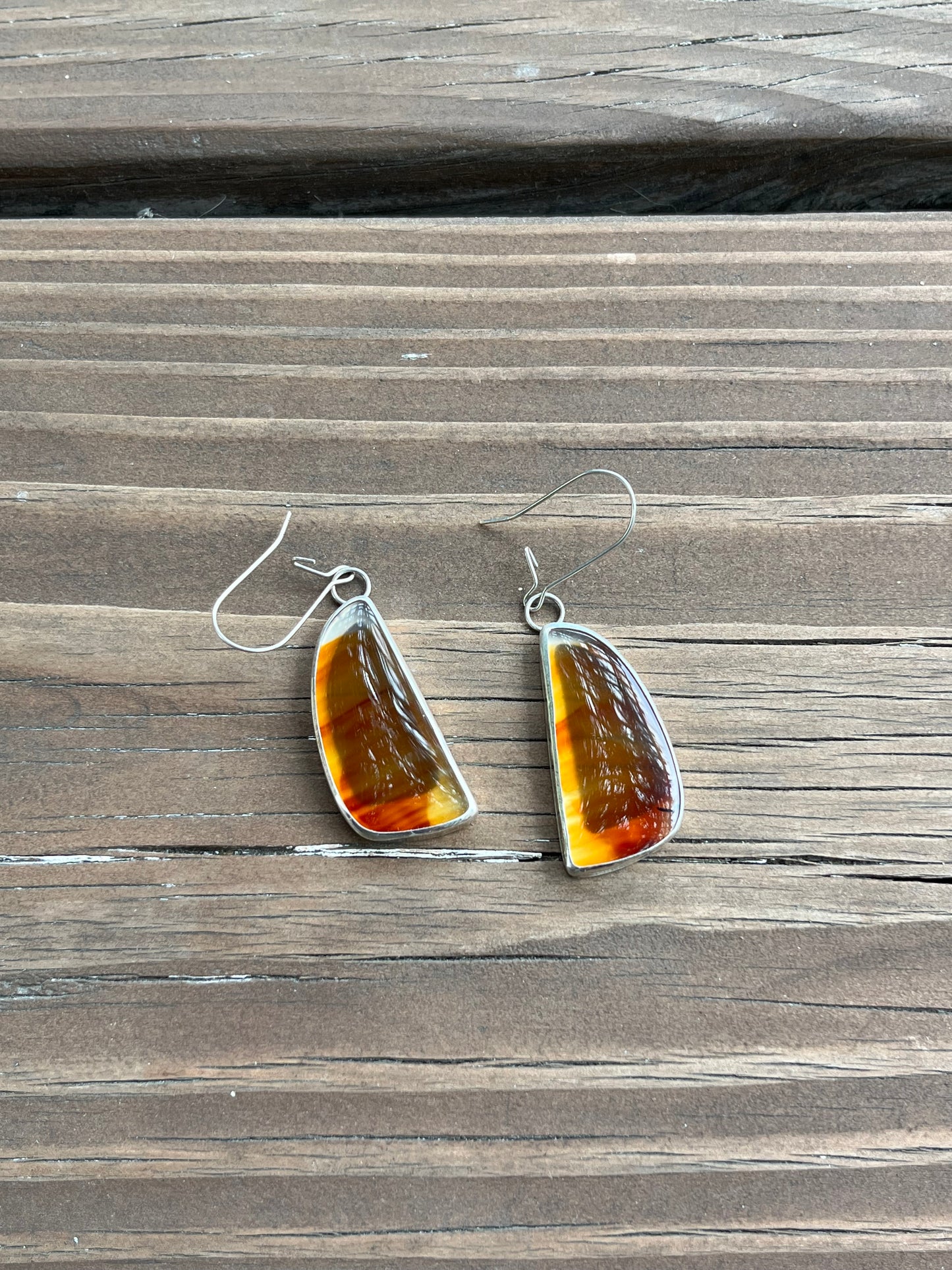 Arizona Sunset Montana Agate Dangles