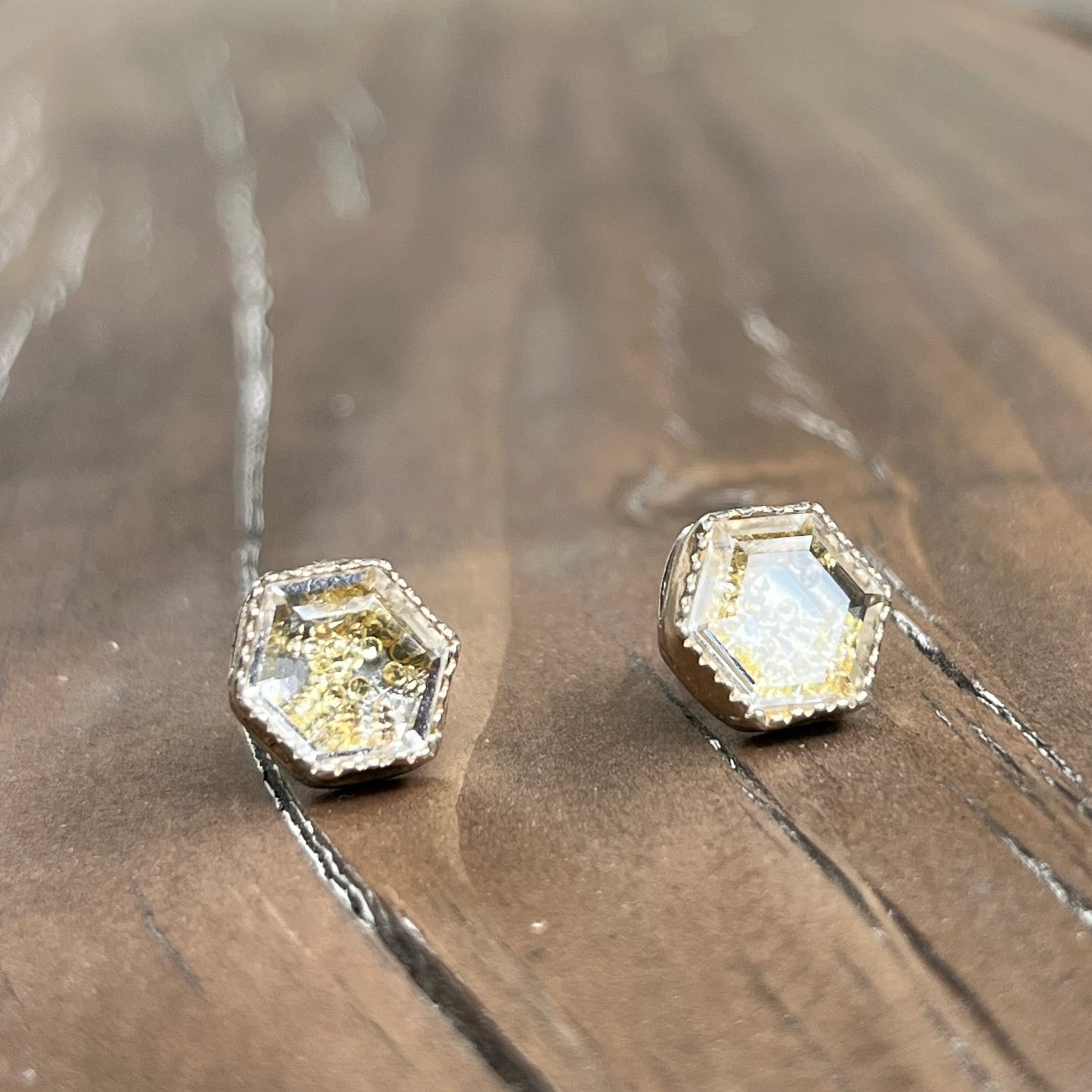 Buried Treasure Yellow Sapphire Studs