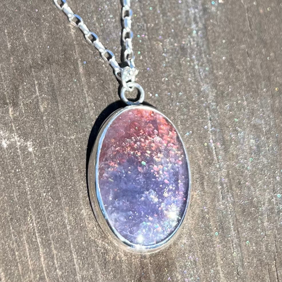 Iolite Sunstone Necklace