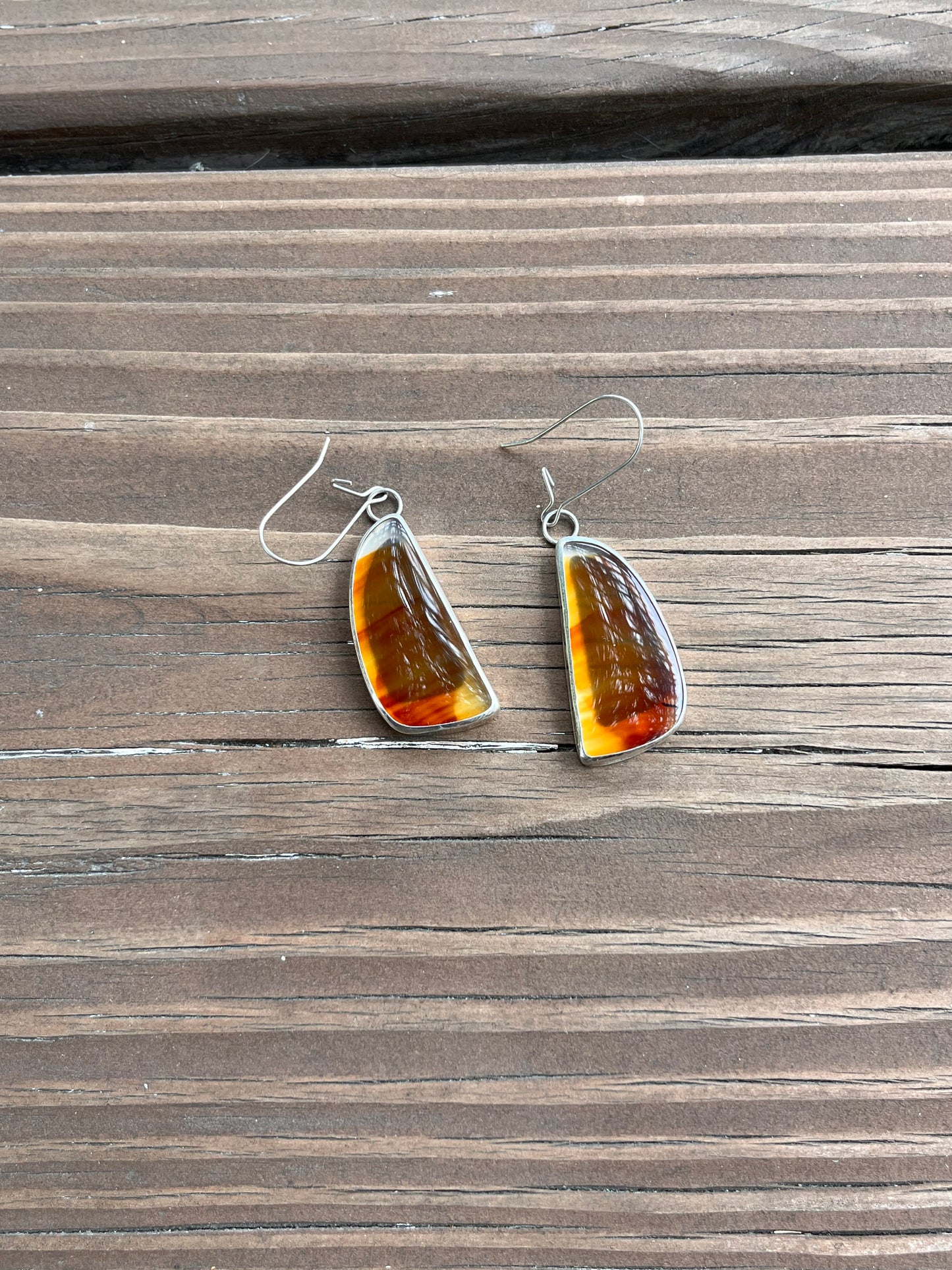 Arizona Sunset Montana Agate Dangles