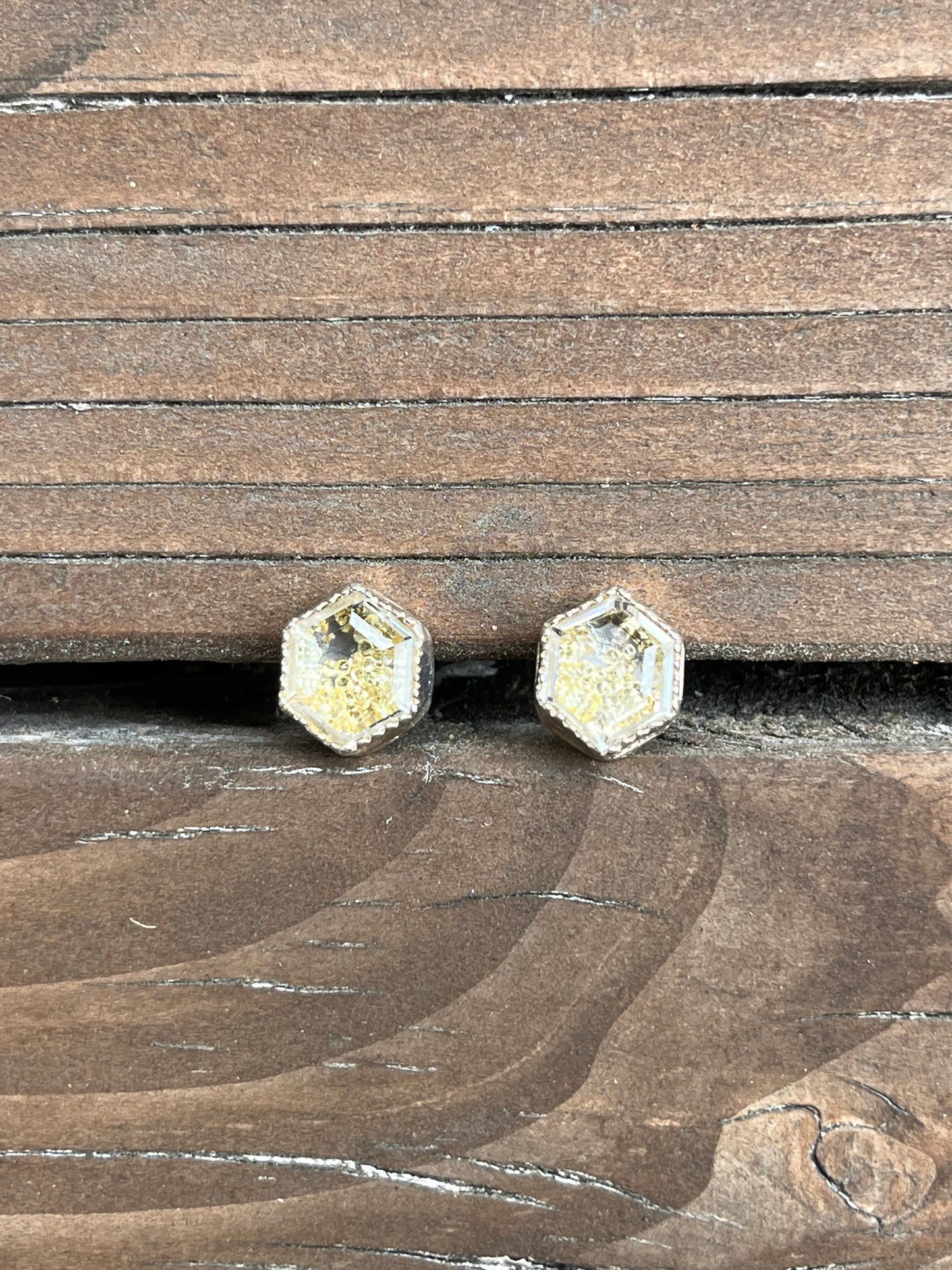 Buried Treasure Yellow Sapphire Studs