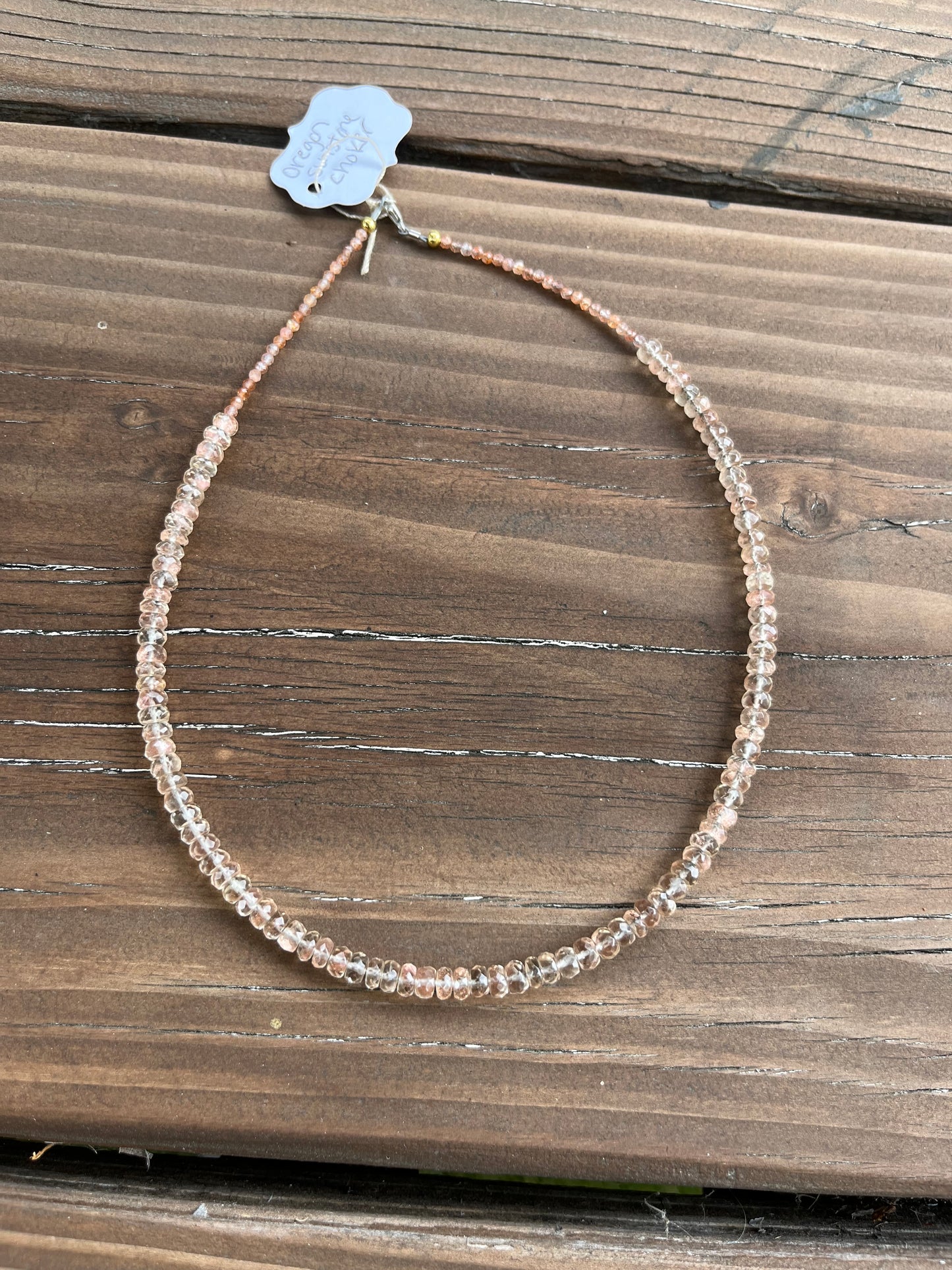 Oregon Sunstone Necklace