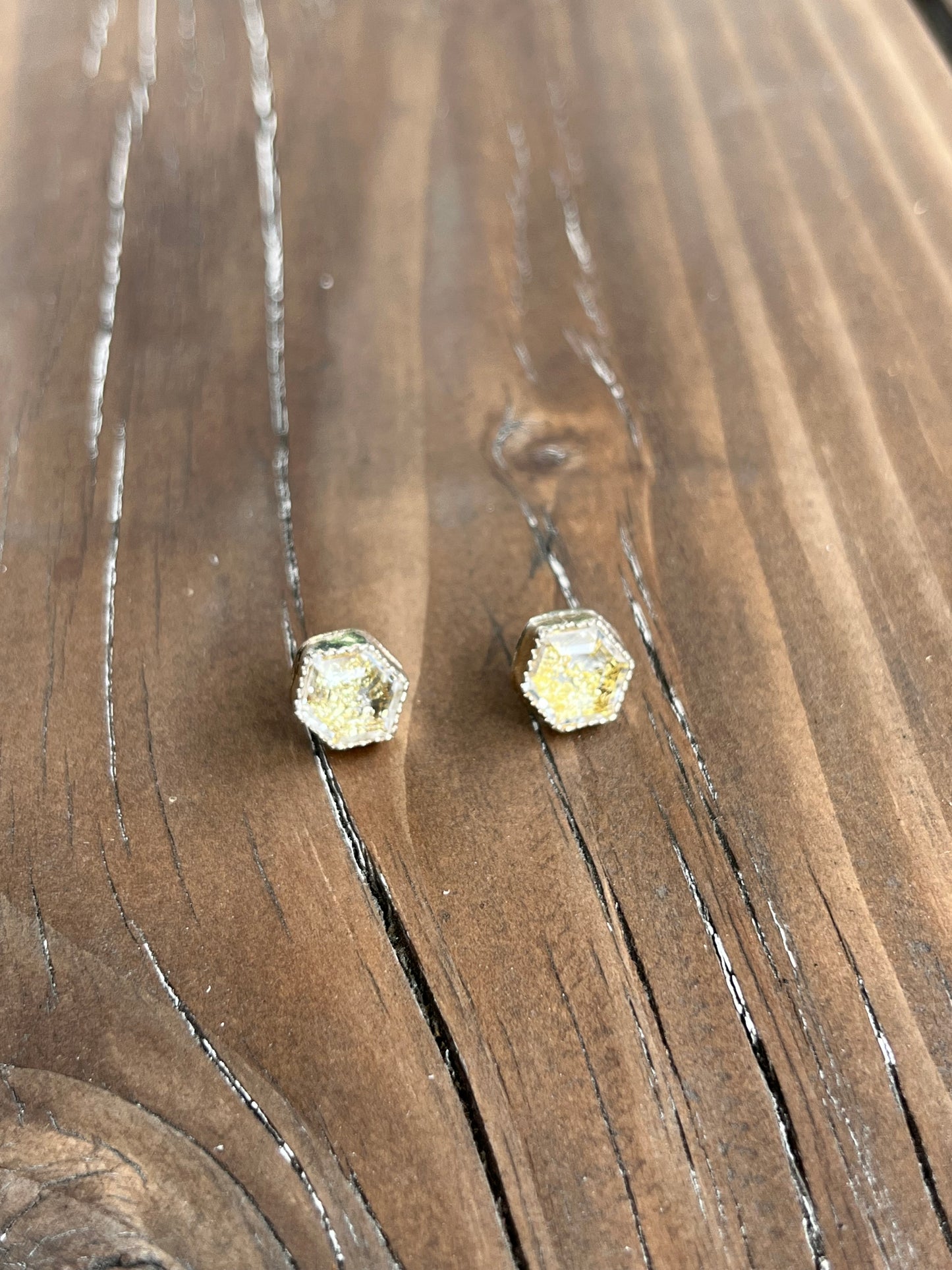 Buried Treasure Yellow Sapphire Studs