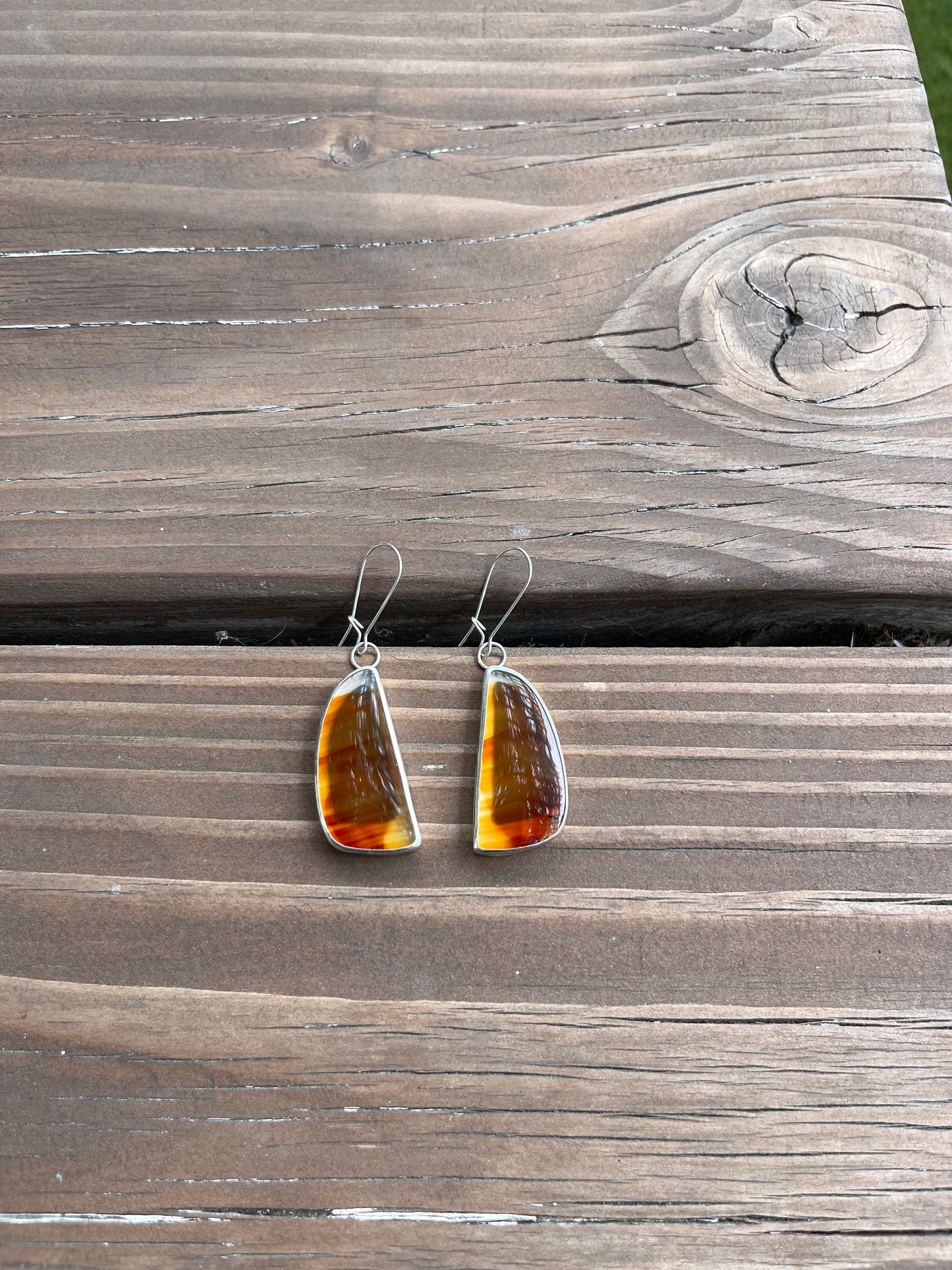 Arizona Sunset Montana Agate Dangles