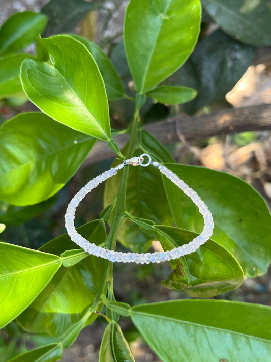 Moonstone Faceted Bracelet