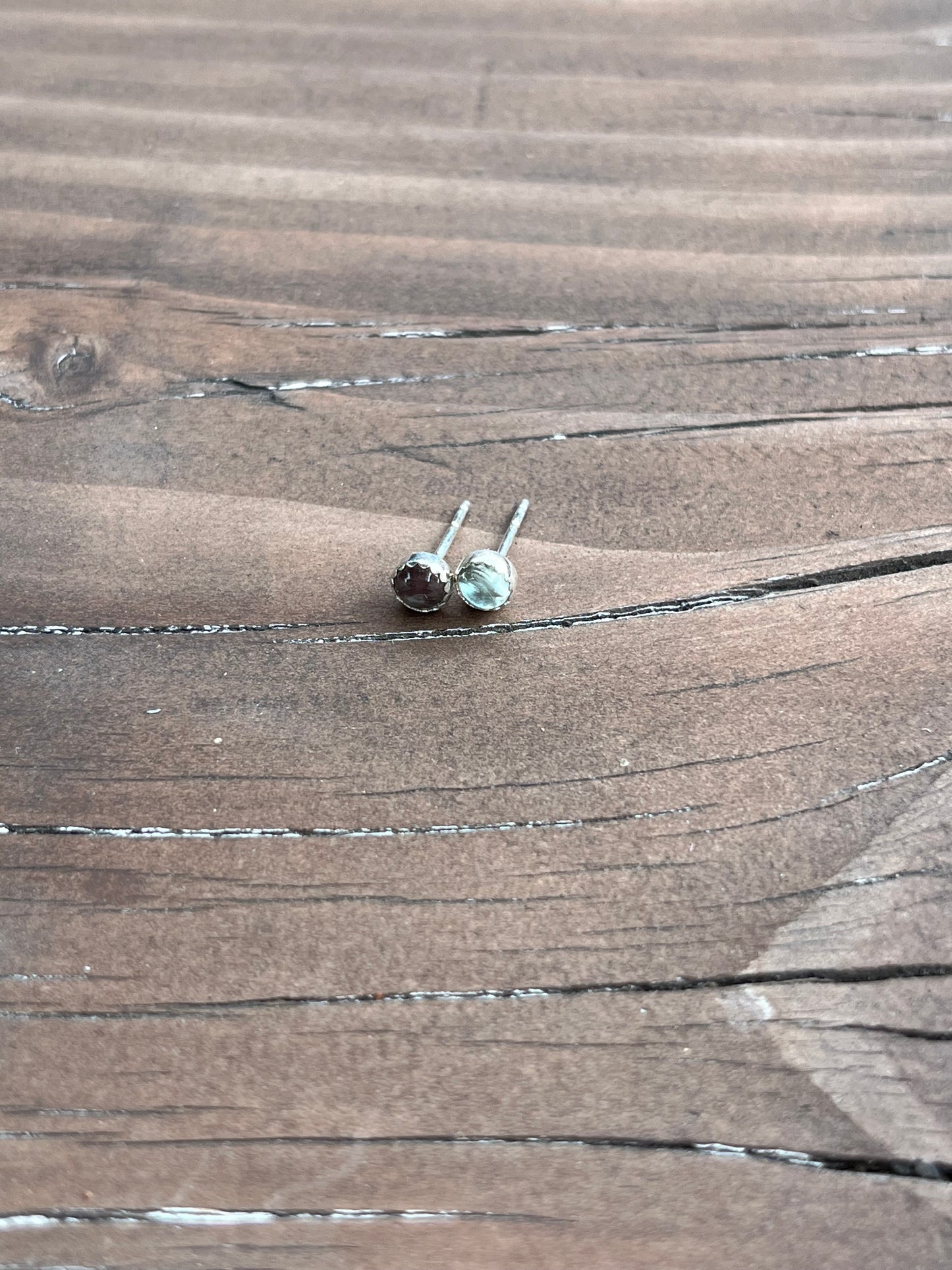 Oregon Sunstone Sterling Studs