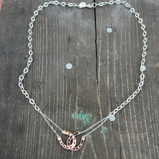 Maryanne and Wanda Horseshoe Necklace