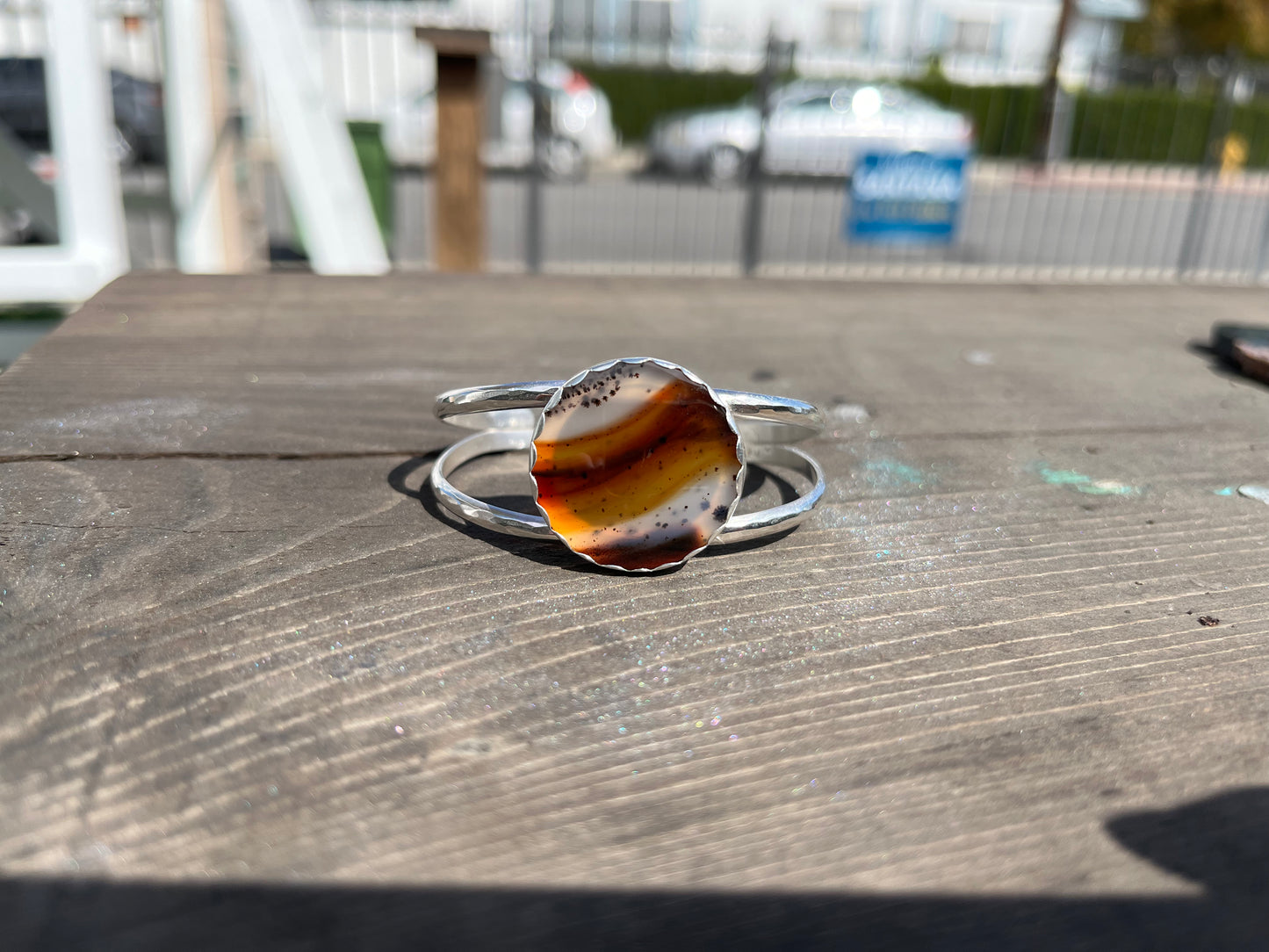 Montana Agate Sunset Cuff