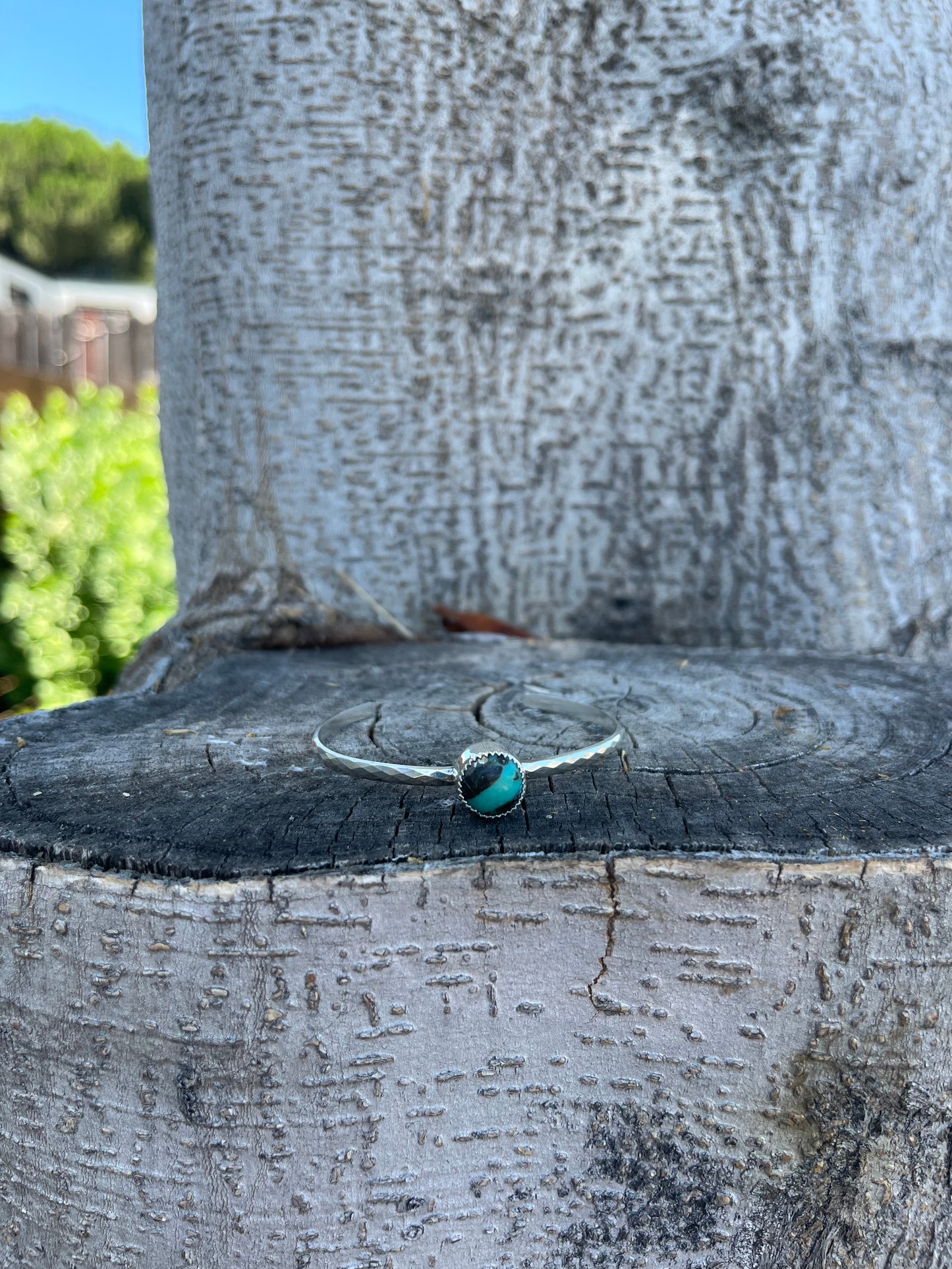 Turquoise and Sterling Cuff