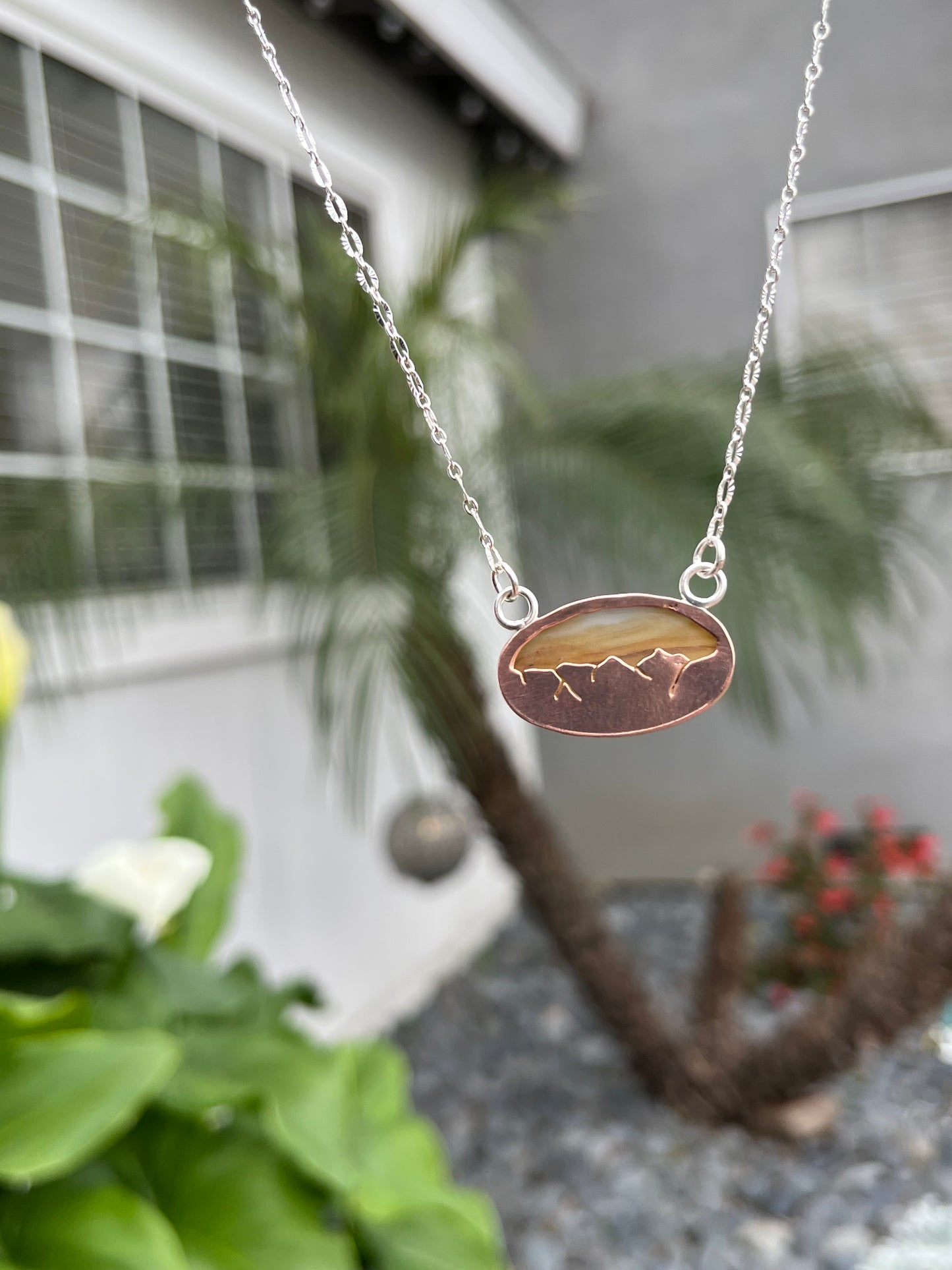 Montana Agate Sunset Pendant