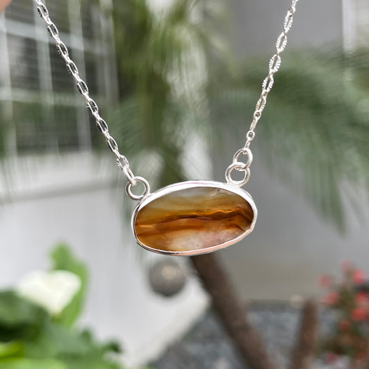 Montana Agate Sunset Pendant