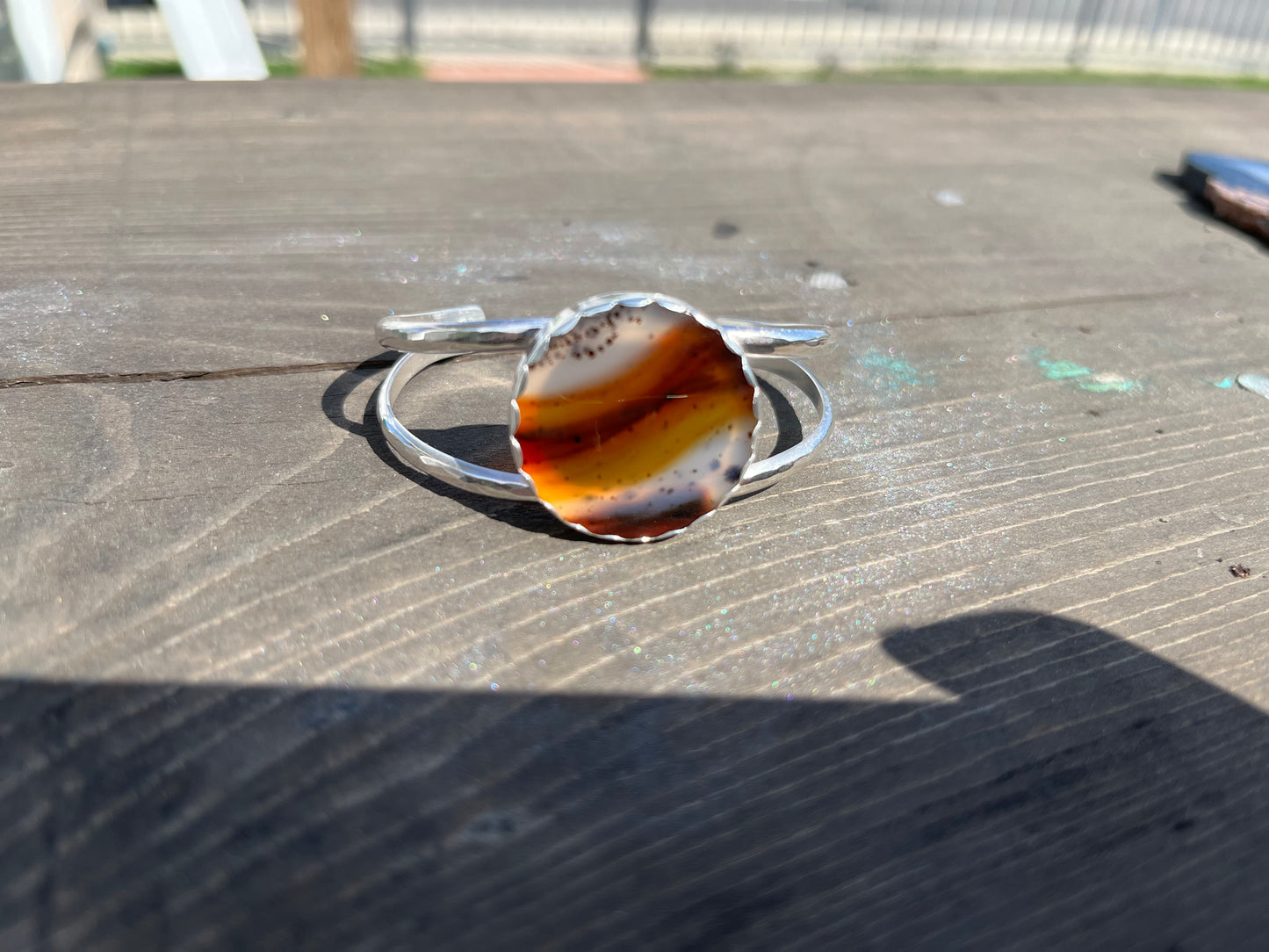 Montana Agate Sunset Cuff