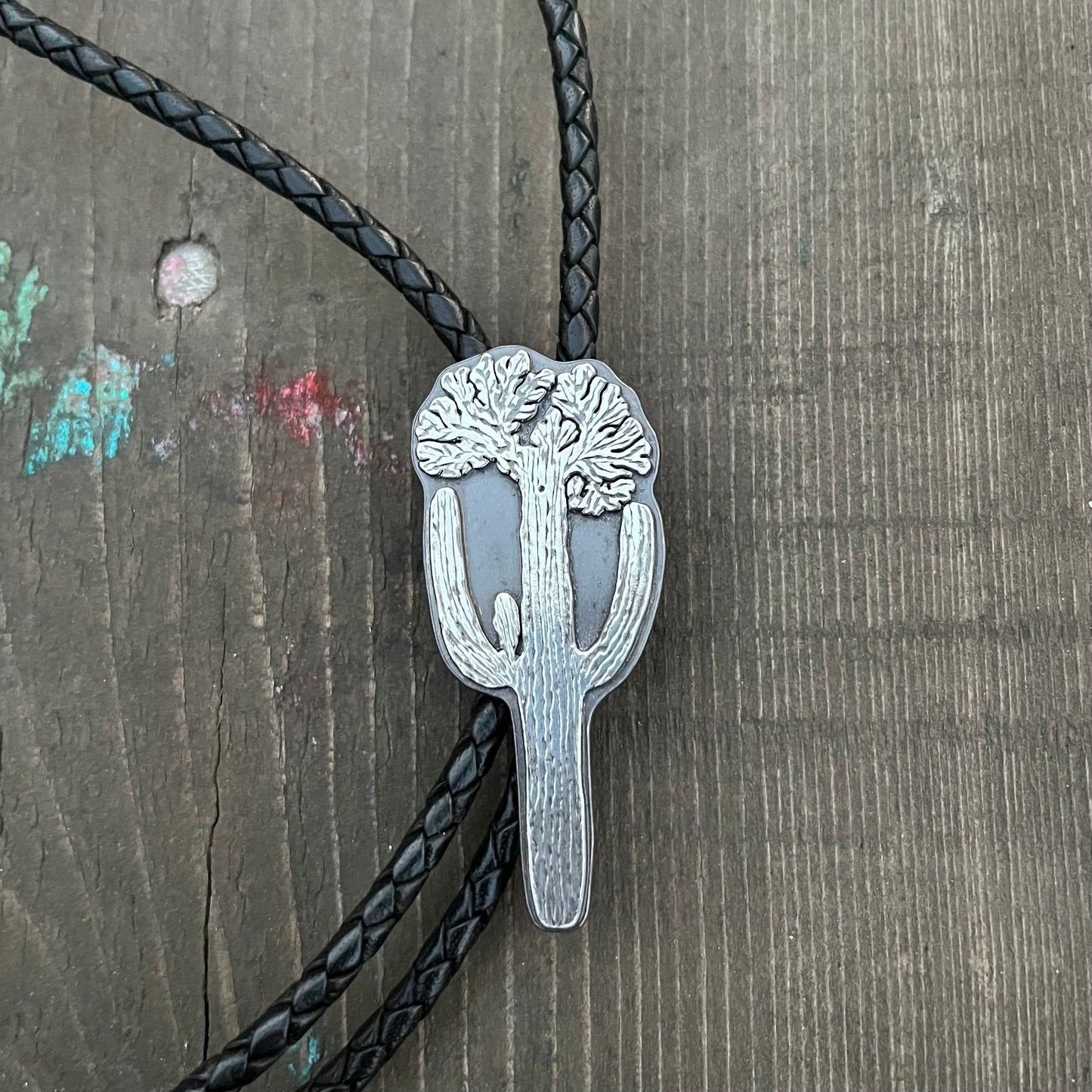 Coyote Grande Crested Saguaro Bolo #2