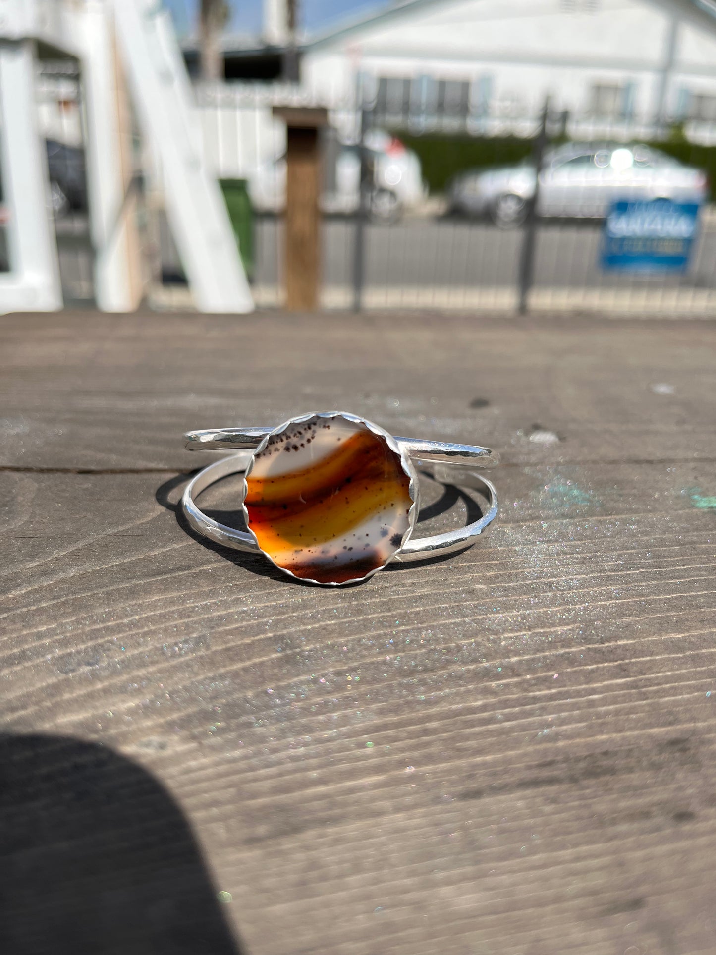 Montana Agate Sunset Cuff